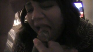 BBW Betty Lécher et sucer mon cum