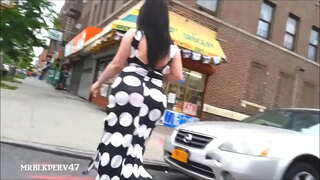 Подкрадываюсь Сзади БУ Пуэрториканской МИЛФЕ БЕЛӘН ЗУР МЕГА ПОПОЙ