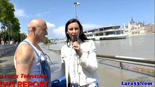 ���्रिटिश समाचार लड़की कट्टर बकवास