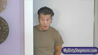 Nova Brooks ug Tegan Santiago ffm threeway sa sex diha sa lawak nga higdaanan