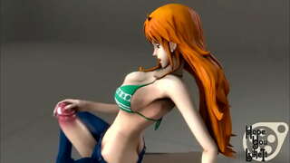 Nami futanari 3D SFM ชิ้นส่วนหนึ่ง