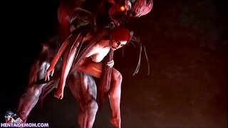 ���ેક્સી છોકરીઓ દ્વારા Fucked રાક્ષસો 7