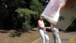 HUNT4K. Täiuslik raseeritakse tuss ja tihe perse tulevad käes, jahimees
