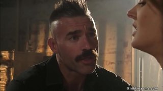 ���აძიებო Charles Dera შოლტები, მათრახები საყვარელი პატარა მკერდი მონა Zoe Sparx შემდეგ წყობის მძღოლი პოზიცია and her pussy with big cock in dungeon